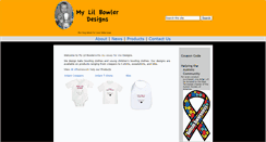 Desktop Screenshot of mylilbowlerdesigns.com