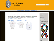 Tablet Screenshot of mylilbowlerdesigns.com